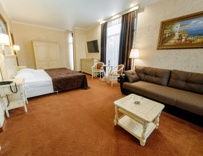 Люкс 2-местый 1-комнатный в Коттеджах NEW - Отель «Прометей Клуб»