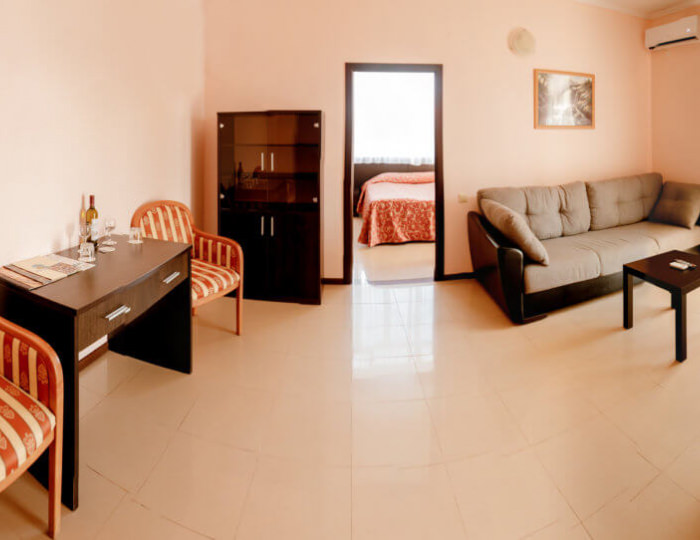 Люкс 2-мест 3-комнатный МИНИ-СИТИ - Отель «Прометей Клуб»